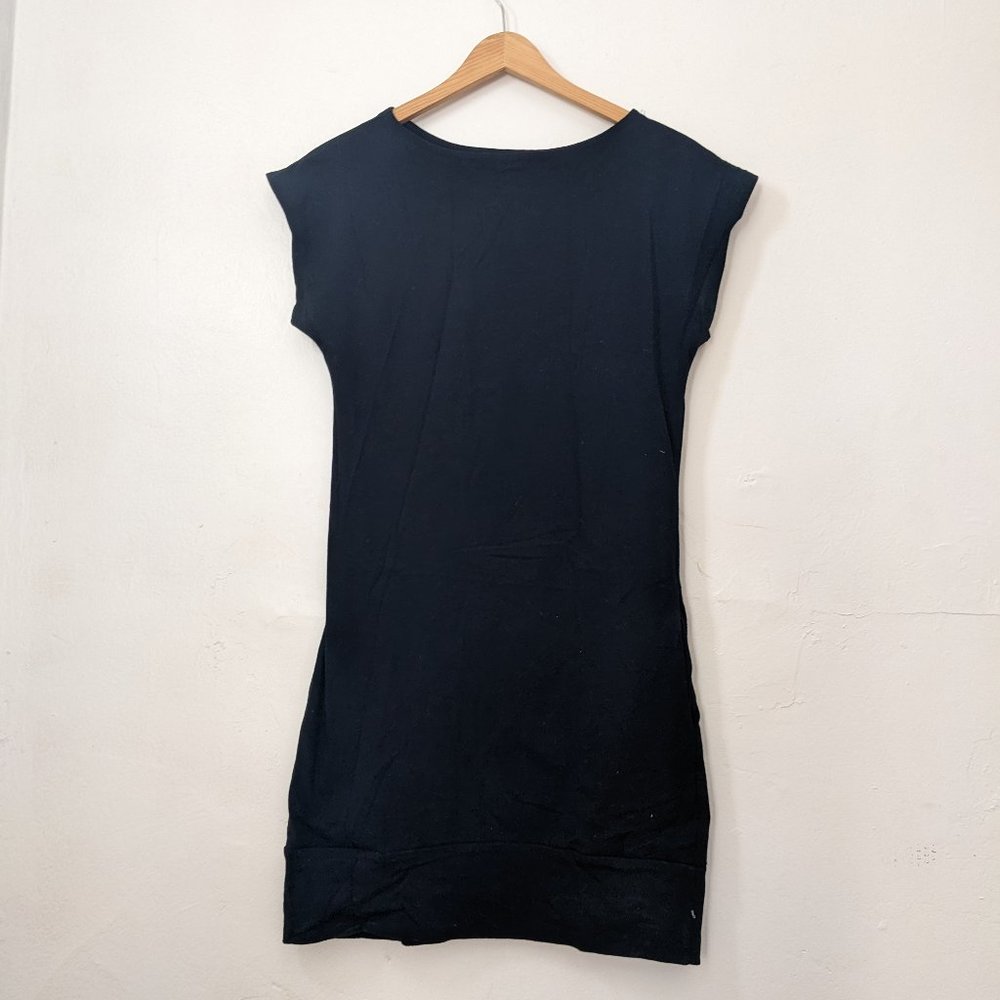 Cotton Black Mini Dress